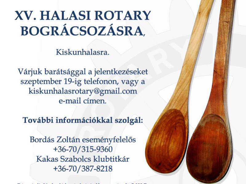 Rotary Bográcsozás